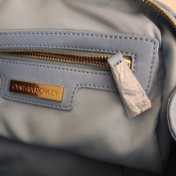 Cynthia Rowley Light Blue Mini Bag with Gold Details - Picture 2 of 9